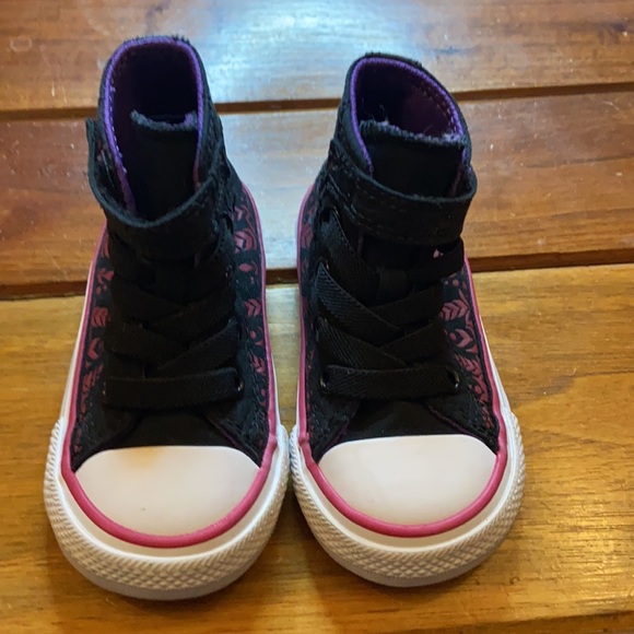 Frozen Anna Converse All Star High Top Sneakers 4 - Picture 2 of 9